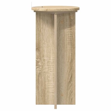 vidaXL Βάση φυτών 2 τμχ. Sonoma Δρυς 29,5 x 29,5 x 60 εκ.