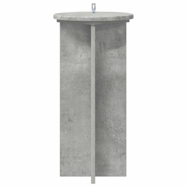 vidaXL Βάση φυτών 2 τεμ. Γκρι Σκυροδέματος 29,5 x 29,5 x 60 εκ.