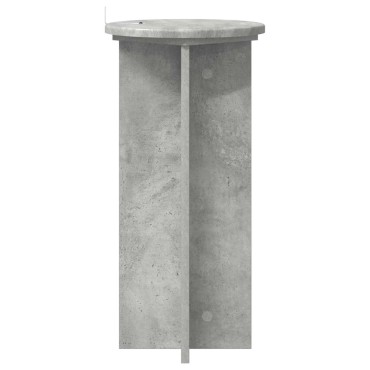 vidaXL Βάση φυτών 2 τεμ. Γκρι Σκυροδέματος 29,5 x 29,5 x 60 εκ.