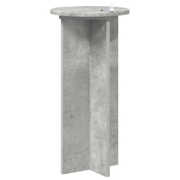 vidaXL Βάση φυτών 2 τεμ. Γκρι Σκυροδέματος 29,5 x 29,5 x 60 εκ.