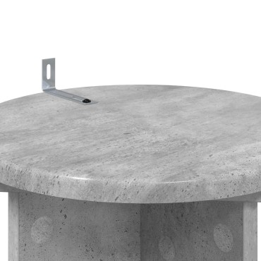 vidaXL Βάση φυτών 2 τεμ. Γκρι Σκυροδέματος 29,5 x 29,5 x 60 εκ.