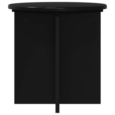 vidaXL Βάση φυτών 2 τμχ. Μαύρο 40 x 40 x 40 cm Επεξεργασμένο Ξύλο