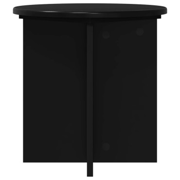 vidaXL Βάση φυτών 2 τμχ. Μαύρο 40 x 40 x 40 cm Επεξεργασμένο Ξύλο
