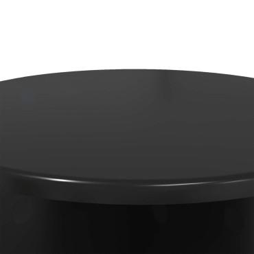 vidaXL Βάση φυτών 2 τμχ. Μαύρο 40 x 40 x 40 cm Επεξεργασμένο Ξύλο