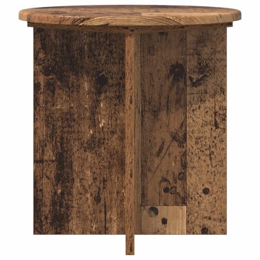 vidaXL Βάση φυτών 2 τμχ. Παλαιωμένο ξύλο 40 x 40 x 40 cm