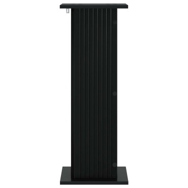 vidaXL Βάση φυτών Μαύρο 30,5 x 30 x 80,5 εκ Επεξεργασμένο Ξύλο
