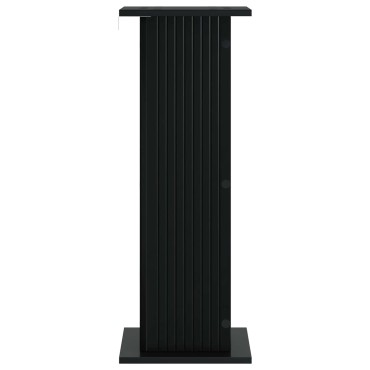 vidaXL Βάση φυτών Μαύρο 30,5 x 30 x 80,5 εκ Επεξεργασμένο Ξύλο