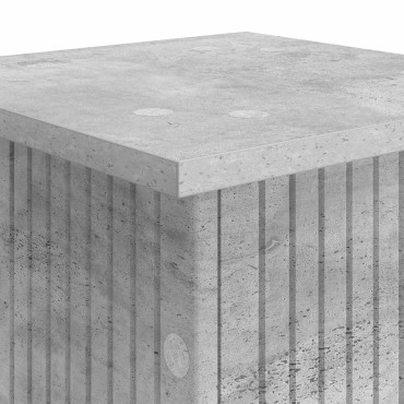 vidaXL Βάση φυτών Γκρι Σκυροδέματος 30,5 x 30 x 80,5 εκ