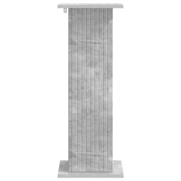 vidaXL Βάση φυτών 2 τμχ. Γκρι Σκυροδέματος 30,5 x 30 x 80,5 εκ