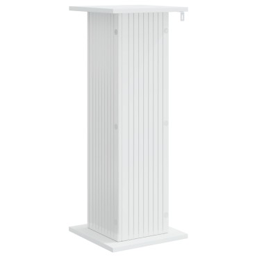 vidaXL Βάση φυτών 2 τμχ. Γυαλιστερό Λευκό 30,5 x 30 x 80,5 εκ