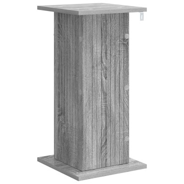 vidaXL Βάση φυτών 2 τμχ. Γκρι Sonoma 30,5 x 30 x 60,5 εκ