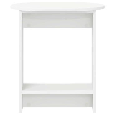 vidaXL Τραπεζάκι Πλευράς Λευκό 50x39,5x55cm Επεξεργασμένο Ξύλο 1 τεμ.