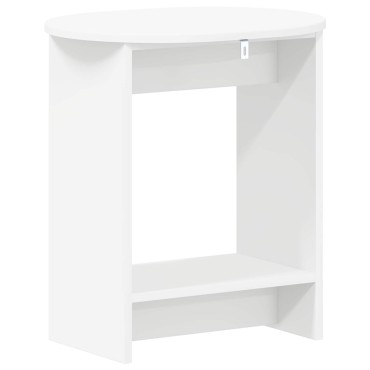 vidaXL Τραπεζάκι Πλευράς Λευκό 50x39,5x55cm Επεξεργασμένο Ξύλο 1 τεμ.