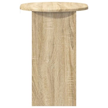 vidaXL Τραπεζάκι Πλευράς Sonoma Δρυς 50x39,5x55 εκ 1 τεμ.