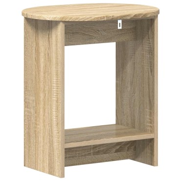 vidaXL Τραπεζάκι Πλευράς Sonoma Δρυς 50x39,5x55 εκ 1 τεμ.