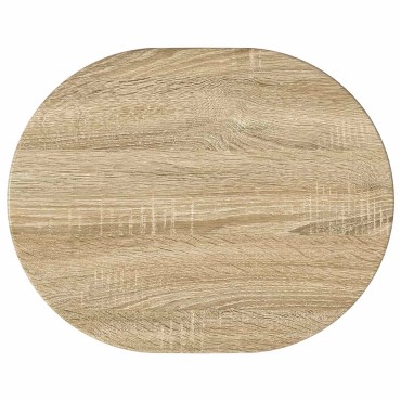 vidaXL Τραπεζάκι Πλευράς Sonoma Δρυς 50x39,5x55 εκ 1 τεμ.