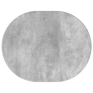 vidaXL Τραπεζάκι Πλευράς Γκρι Σκυροδέματος 50x39,5x55 εκ 1 τεμ.