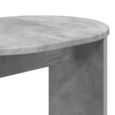 vidaXL Τραπεζάκι Πλευράς Γκρι Σκυροδέματος 50x39,5x55 εκ 1 τεμ.
