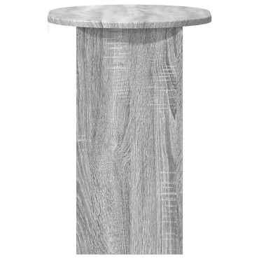 vidaXL Τραπεζάκι Πλευράς Γκρι Sonoma 50x39,5x55 εκ 1 τεμ.