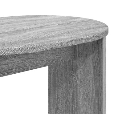 vidaXL Τραπεζάκι Πλευράς Γκρι Sonoma 50x39,5x55 εκ 1 τεμ.