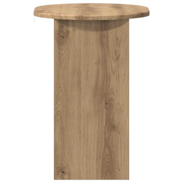 vidaXL Τραπεζάκι Πλευράς Artisan Δρυς 50x39,5x55 εκ 1 τεμ.