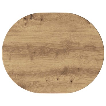 vidaXL Τραπεζάκι Πλευράς Artisan Δρυς 50x39,5x55 εκ 1 τεμ.