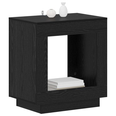 vidaXL Τραπεζάκι Πλευράς Μαύρη Δρυς 60x40x65cm Επεξεργασμένο Ξύλο 1 τεμ.