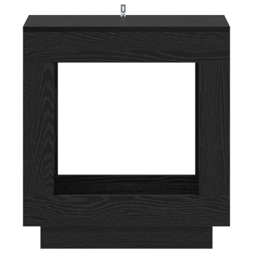 vidaXL Τραπεζάκι Πλευράς Μαύρη Δρυς 60x40x65cm Επεξεργασμένο Ξύλο 1 τεμ.