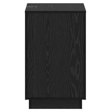 vidaXL Τραπεζάκι Πλευράς Μαύρη Δρυς 60x40x65cm Επεξεργασμένο Ξύλο 1 τεμ.