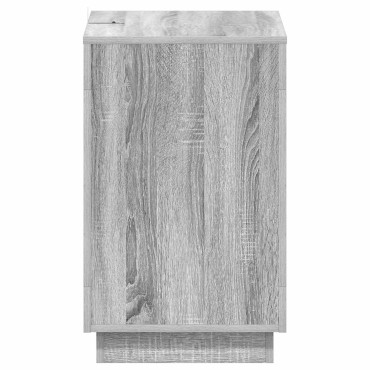 vidaXL Τραπεζάκι Πλευράς Γκρι Sonoma 60x40x65cm 1 τεμ.