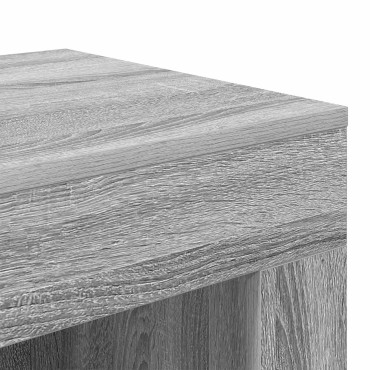 vidaXL Τραπεζάκι Πλευράς Γκρι Sonoma 60x40x65cm 1 τεμ.