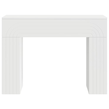 vidaXL Τραπεζάκι σαλονιού Λευκό 102x35x75cm Επεξεργασμένο Ξύλο