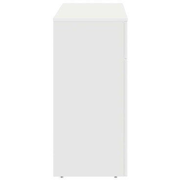 vidaXL Τραπεζάκι σαλονιού Λευκό 102x35x75cm Επεξεργασμένο Ξύλο