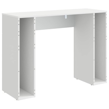 vidaXL Τραπεζάκι σαλονιού Λευκό 102x35x75cm Επεξεργασμένο Ξύλο