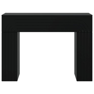 vidaXL Τραπεζάκι σαλονιού Μαύρο 102x35x75cm Επεξεργασμένο Ξύλο
