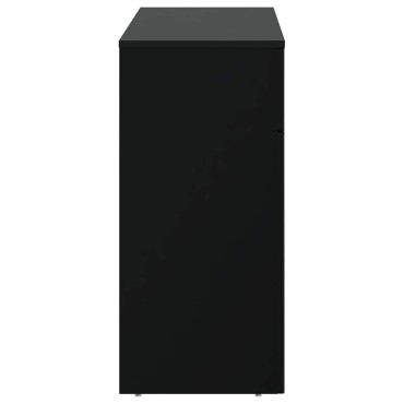 vidaXL Τραπεζάκι σαλονιού Μαύρο 102x35x75cm Επεξεργασμένο Ξύλο