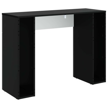 vidaXL Τραπεζάκι σαλονιού Μαύρο 102x35x75cm Επεξεργασμένο Ξύλο