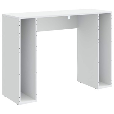 vidaXL Τραπεζάκι σαλονιού Γυαλιστερό Λευκό 102x35x75 εκ