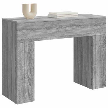vidaXL Τραπεζάκι σαλονιού Γκρι Sonoma 102x35x75 εκ