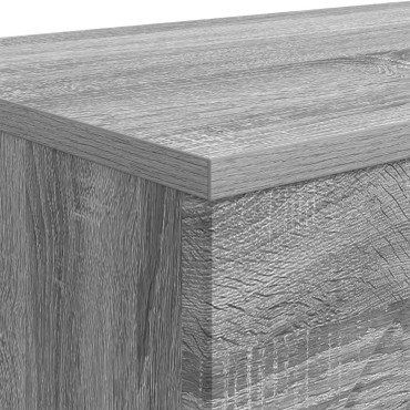 vidaXL Τραπεζάκι σαλονιού Γκρι Sonoma 102x35x75 εκ