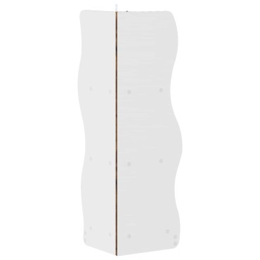 vidaXL Γωνιακό ράφι Καπνισμένο Ξύλο Δρυός 34x33x102 εκ