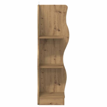 vidaXL Γωνιακό ράφι Artisan Δρυς 34x33x102cm Επεξεργασμένο Ξύλο
