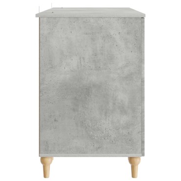 vidaXL Γραφείο Γκρι Σκυροδέματος 142,5x50x75cm 1 τεμ.