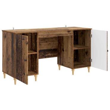 vidaXL Γραφείο Παλαιωμένο ξύλο 142,5x50x75cm Επεξεργασμένο Ξύλο 1 τεμ.