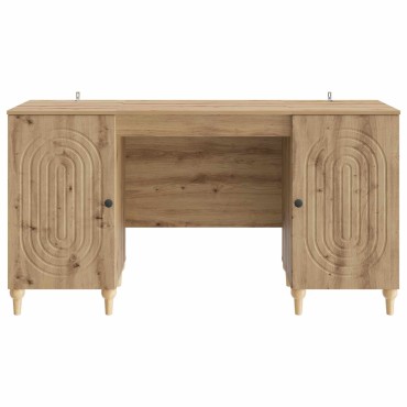 vidaXL Γραφείο Artisan Δρυς 142,5x50x75cm Επεξεργασμένο Ξύλο 1 τεμ.