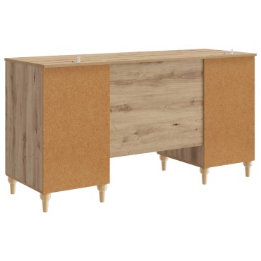 vidaXL Γραφείο Artisan Δρυς 142,5x50x75cm Επεξεργασμένο Ξύλο 1 τεμ.
