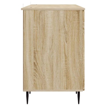 vidaXL Γραφείο Sonoma Δρυς 142,5x50x75cm Επεξεργασμένο Ξύλο 1 τεμ.