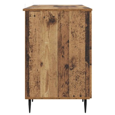 vidaXL Γραφείο Παλαιωμένο ξύλο 142,5x50x75cm Επεξεργασμένο Ξύλο 1 τεμ.