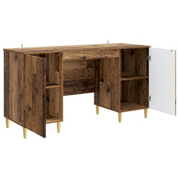 vidaXL Γραφείο Παλαιωμένο ξύλο 142,5x50x75cm Επεξεργασμένο Ξύλο 1 τεμ.