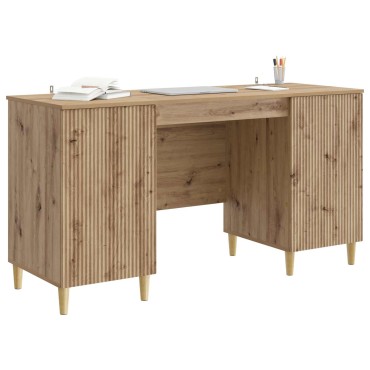 vidaXL Γραφείο Artisan Δρυς Επεξεργασμένο Ξύλο 142,5x50x75cm 1 τεμ.